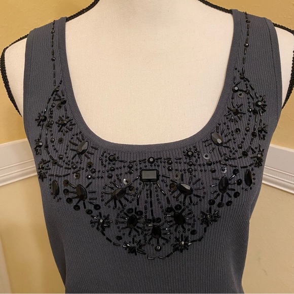 DG 2 Ladies Sweater Tank Top; Large; Dark Gray; NWOT. - Picture 5 of 8